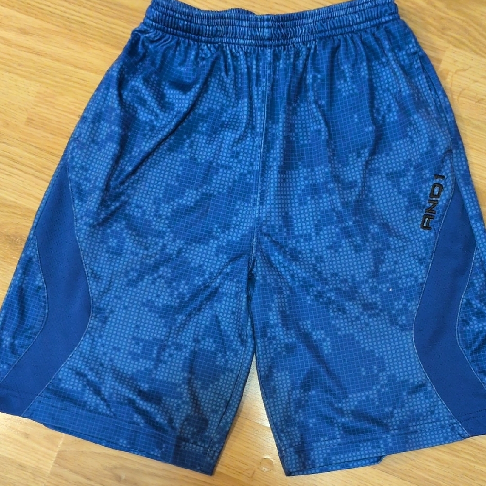 AND1 Blue & Black Sports Shorts - Picture 5 of 14
